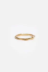 Labanda 18K Gold-Plated Red Stone Ring – Gold & Red | Centre Commercial