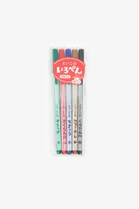 Lot Of 5 Colored Pens, HIGHTIDE
