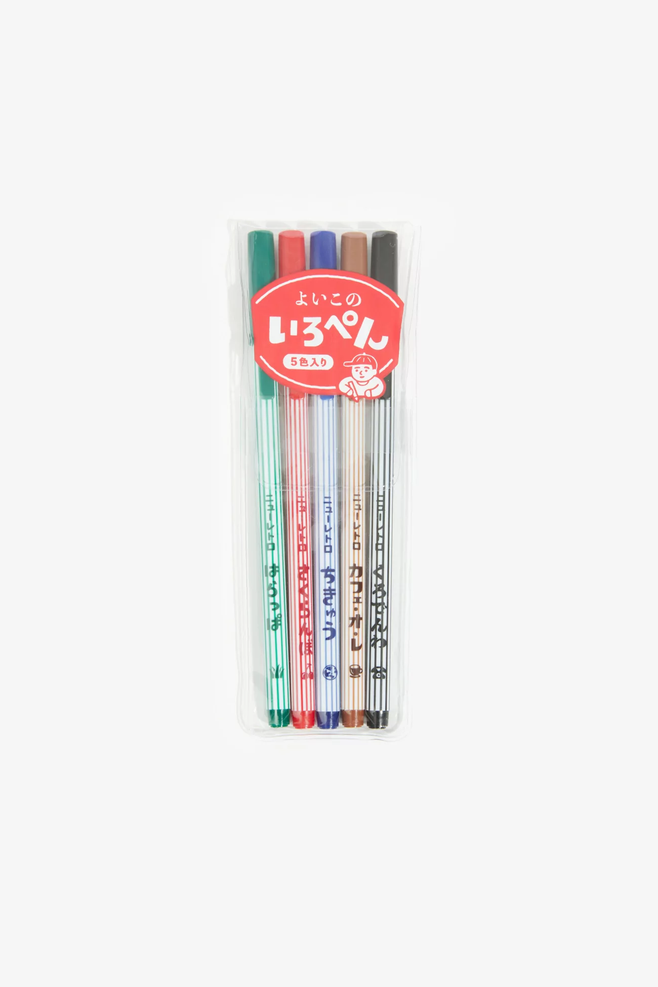 Lot Of 5 Colored Pens, HIGHTIDE