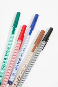 Lot Of 5 Colored Pens, HIGHTIDE