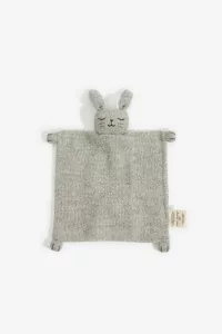 Doudou Plat Tricote Lapin, Main Sauvage
