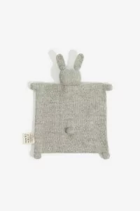 Doudou Plat Tricote Lapin, Main Sauvage