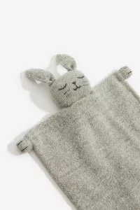 Doudou Plat Tricote Lapin, Main Sauvage