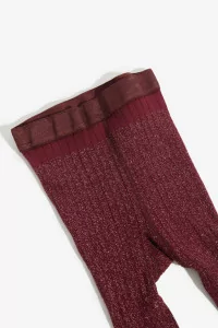 Glossy Ribbed Tights, Collegien