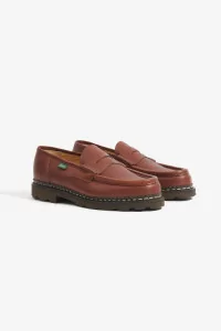 Reims smooth brown loafer, PARABOOT