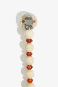 Yellow Amber Pacifier Clip, GOKI