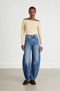 Jean Luna Taille Haute Coupe Fuselée , AGOLDE