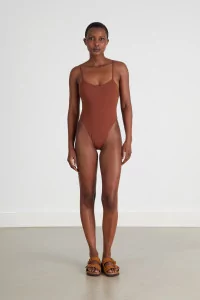 Bia Mid Brown Swimsuit, HAIGHT