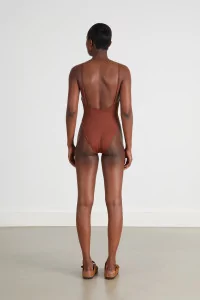 Bia Mid Brown Swimsuit, HAIGHT