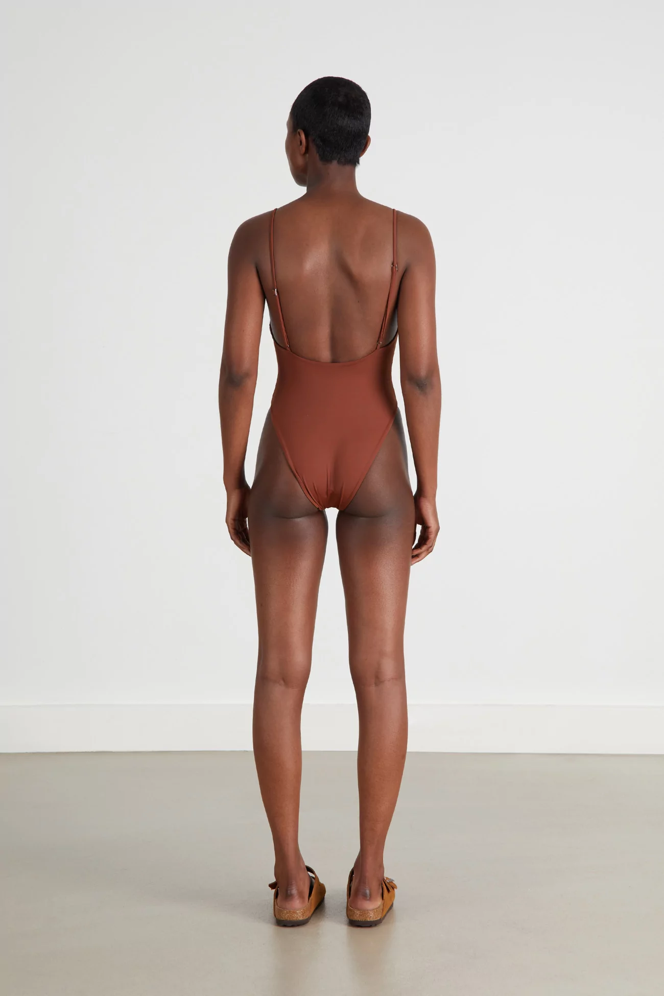 Bia Mid Brown Swimsuit, HAIGHT