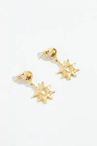 Alba Gold Earrings, SIMUERO