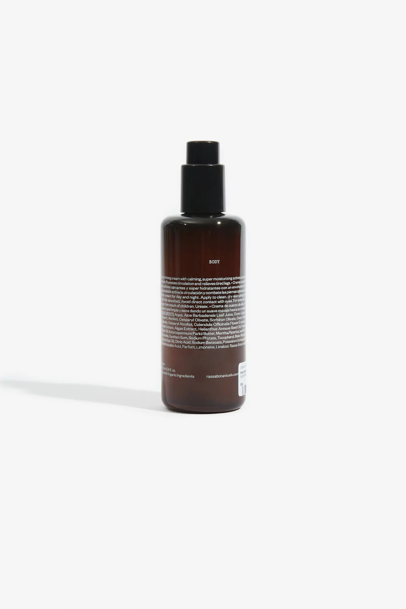 Creme Corps Peppermint 200ml, RASSA