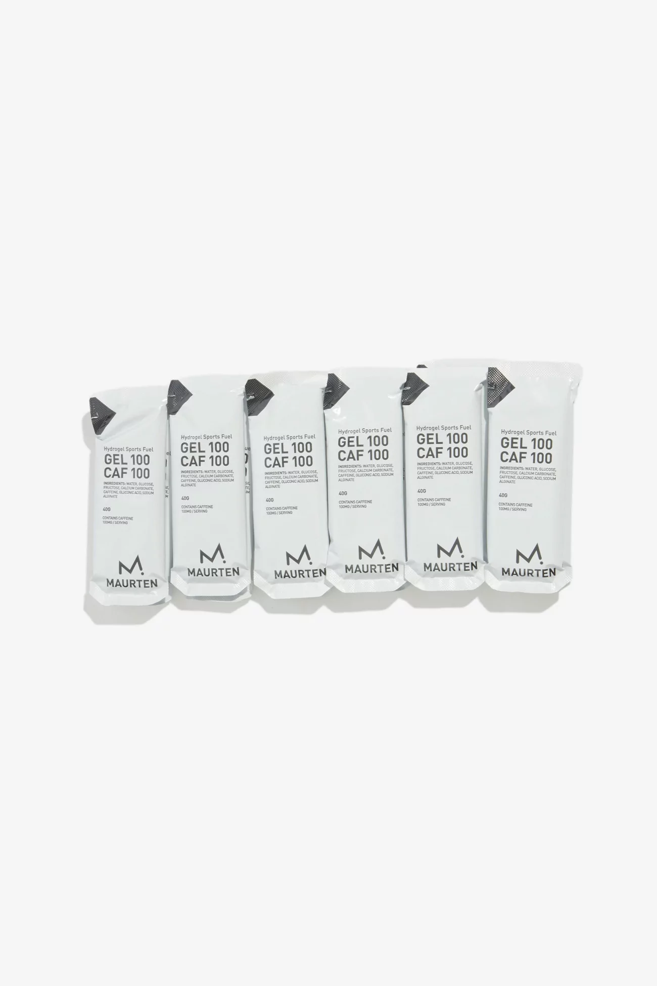 Box of 12 100 Caffeine Gels, MAURTEN