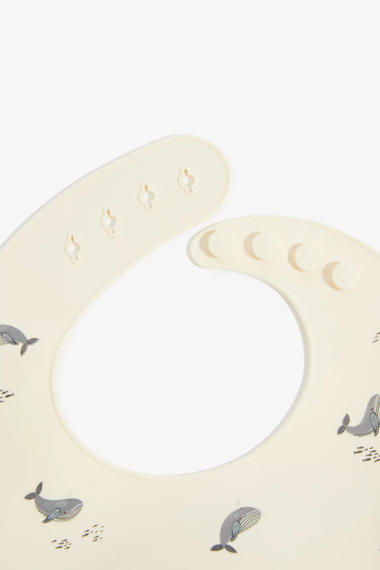 Silicone Bib Whales, MUSHIE