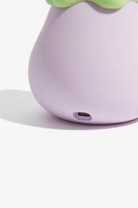 Eggplant LED nightlight, MUSHIE