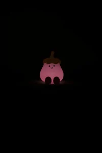 Eggplant LED nightlight, MUSHIE