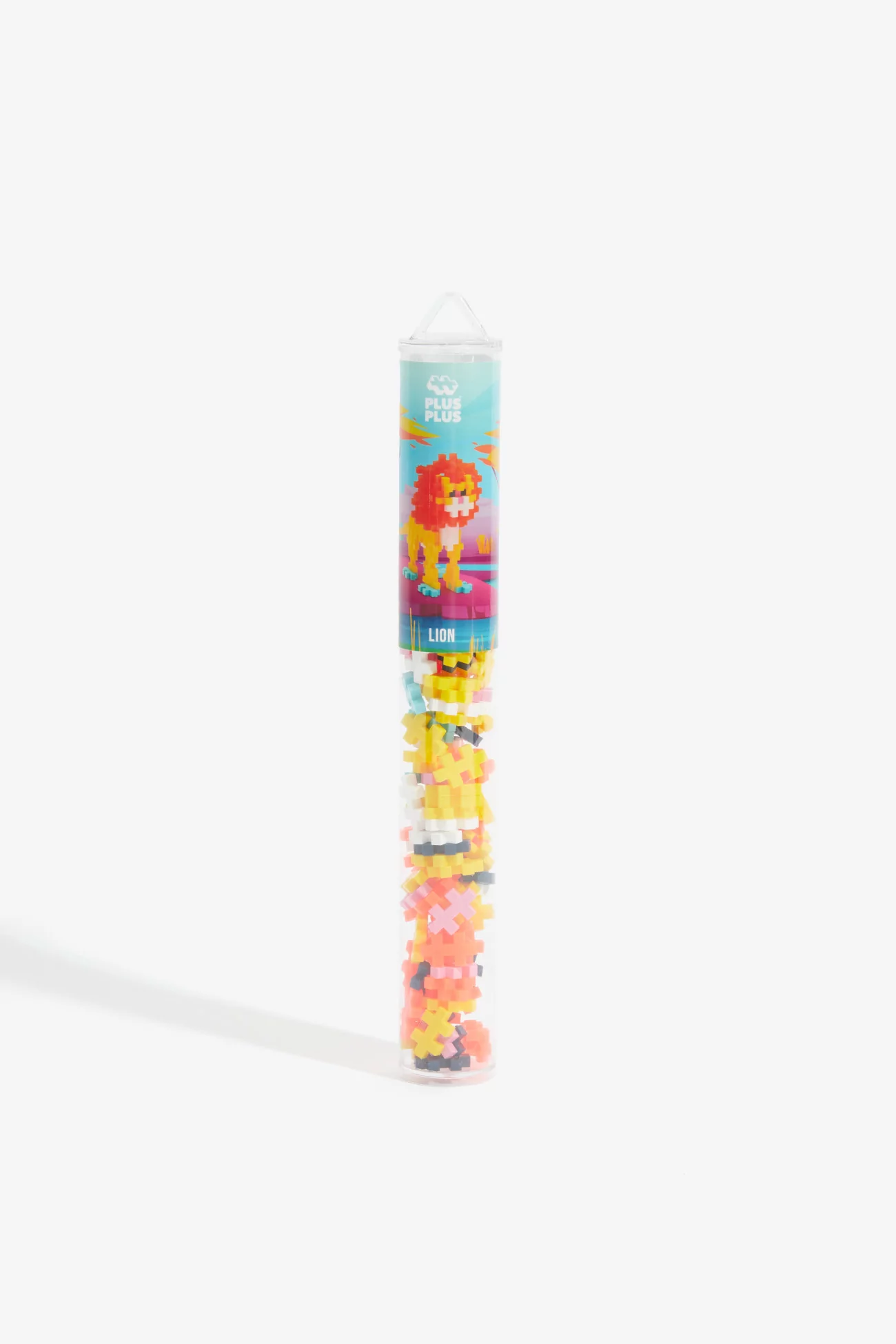 Lion Tube 100 Pieces, PLUS PLUS