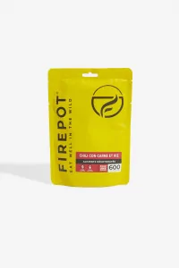 Dehydrated Meals Chilli con Carne and Rice, FIREPOT
