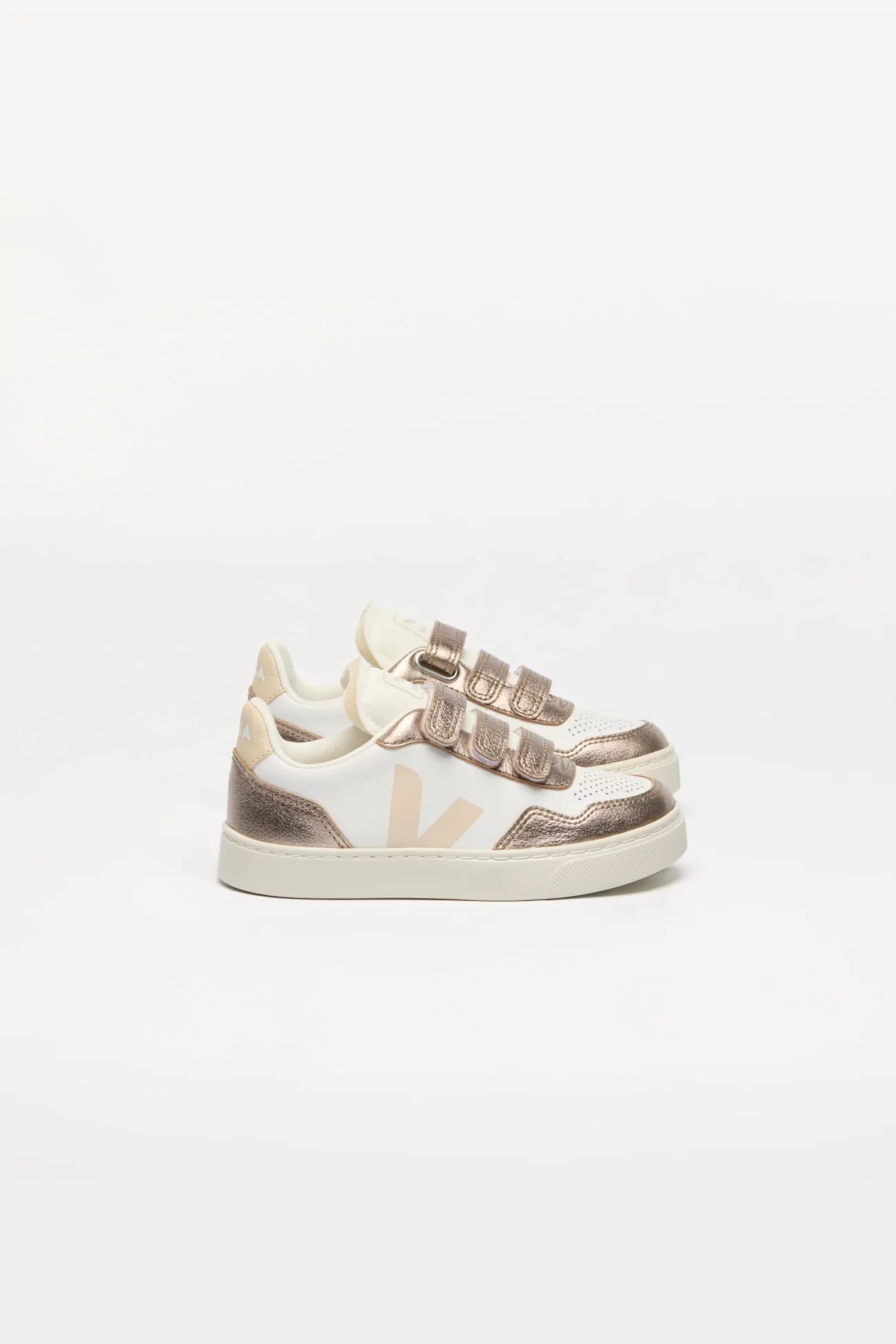 V-90 LEATHER WHITE SABLE BRONZE, VEJA