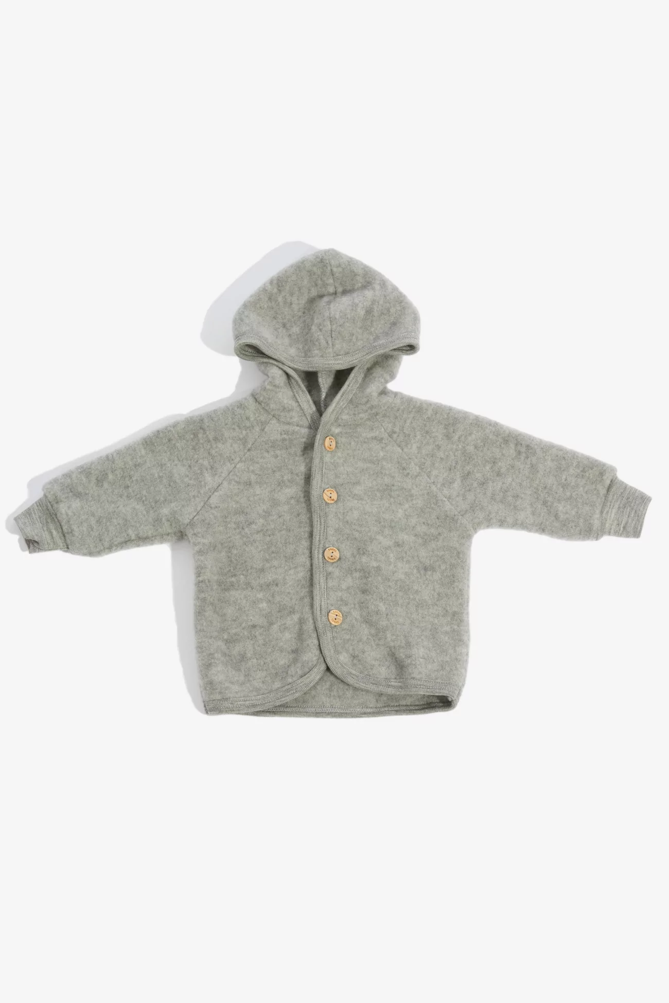 Natural Fleece Hooded Jacket, ENGEL