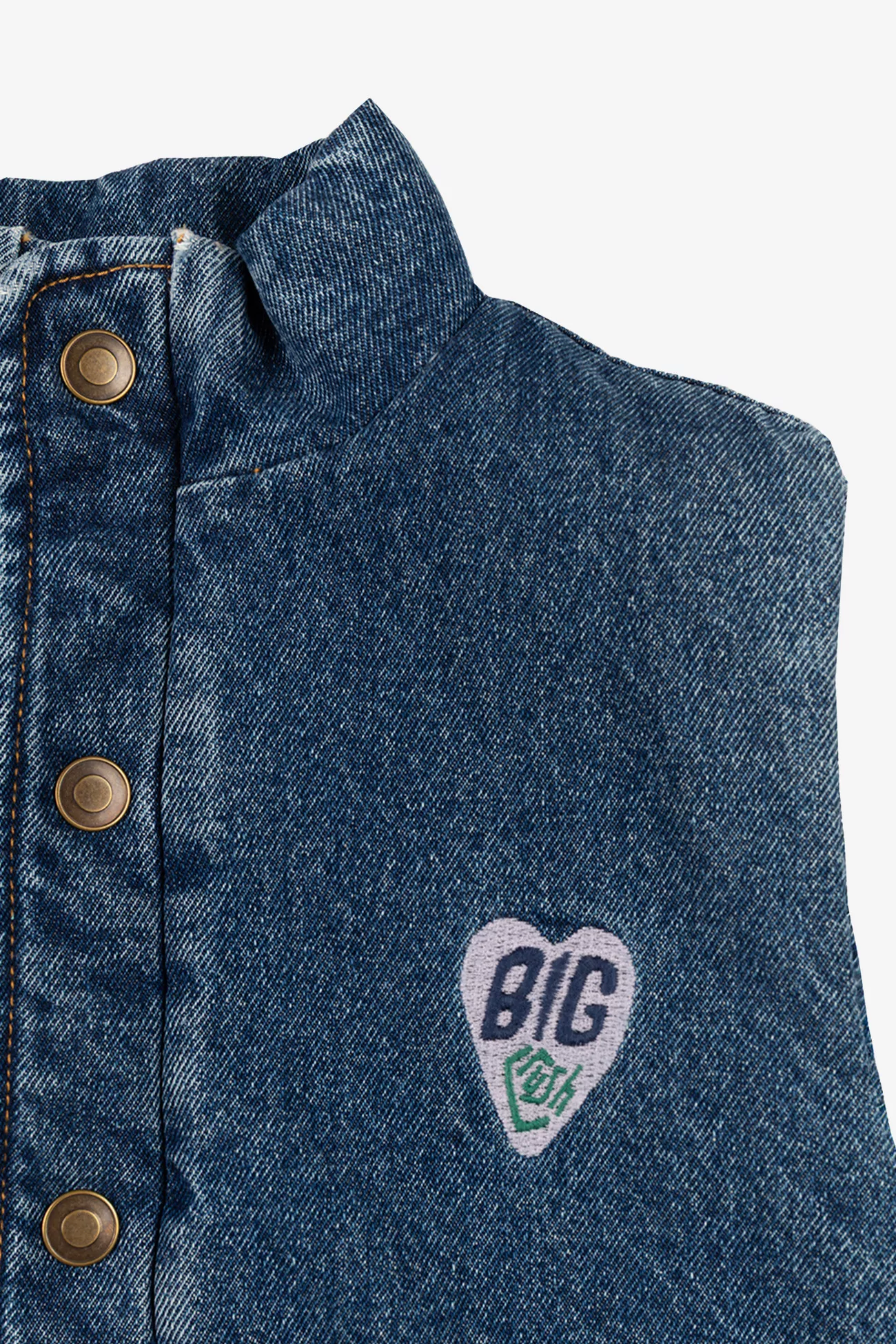 Sleeveless Padded Jacket, BIG CRUSH