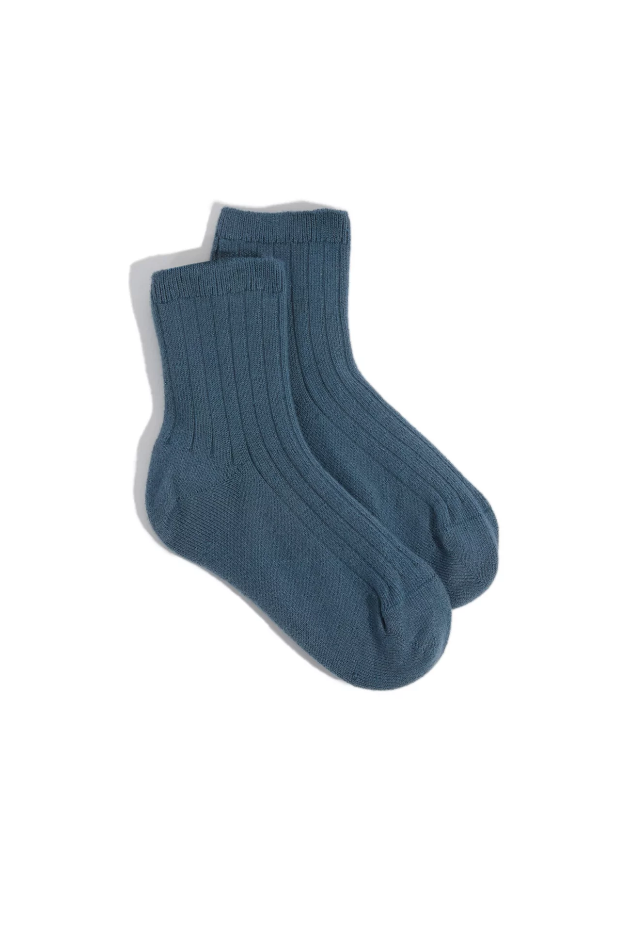 Chaussettes courtes côtelées La Mini, COLLEGIEN