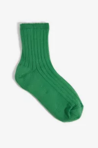 Chaussettes courtes côtelées La Mini, COLLEGIEN