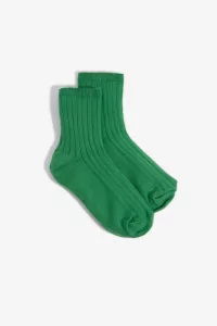 Chaussettes courtes côtelées La Mini, COLLEGIEN