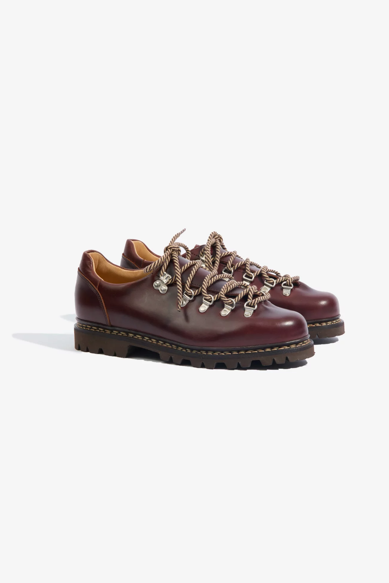 Paraboot Clusaz Men's Smooth Leather Derbies – Brown Bark | Centre Commercial