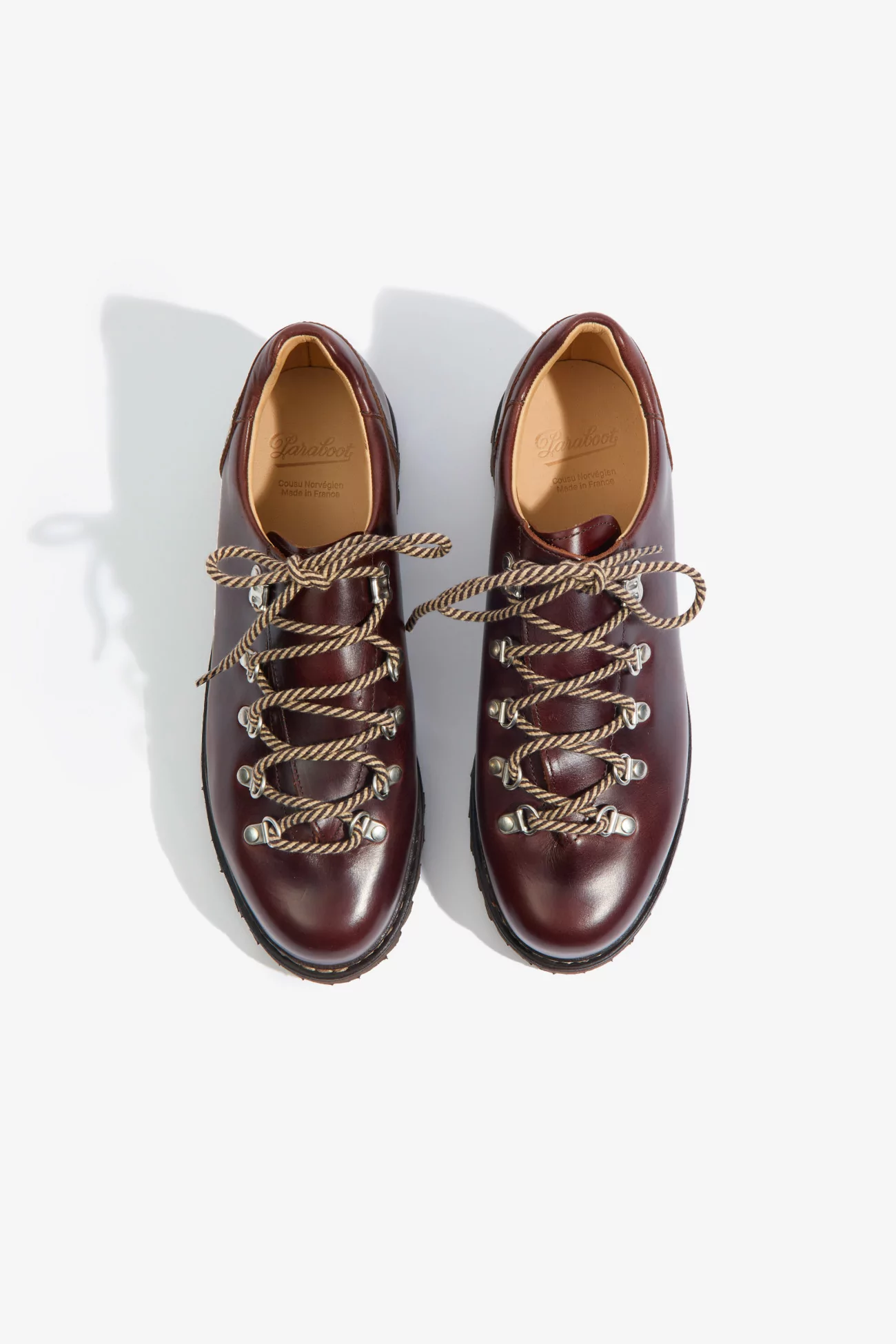 Paraboot Clusaz Men's Smooth Leather Derbies – Brown Bark | Centre Commercial