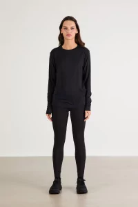 Capilene Cool Merino Long-Sleeved Shirt - Black