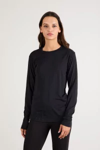Capilene Cool Merino Long-Sleeved Shirt - Black
