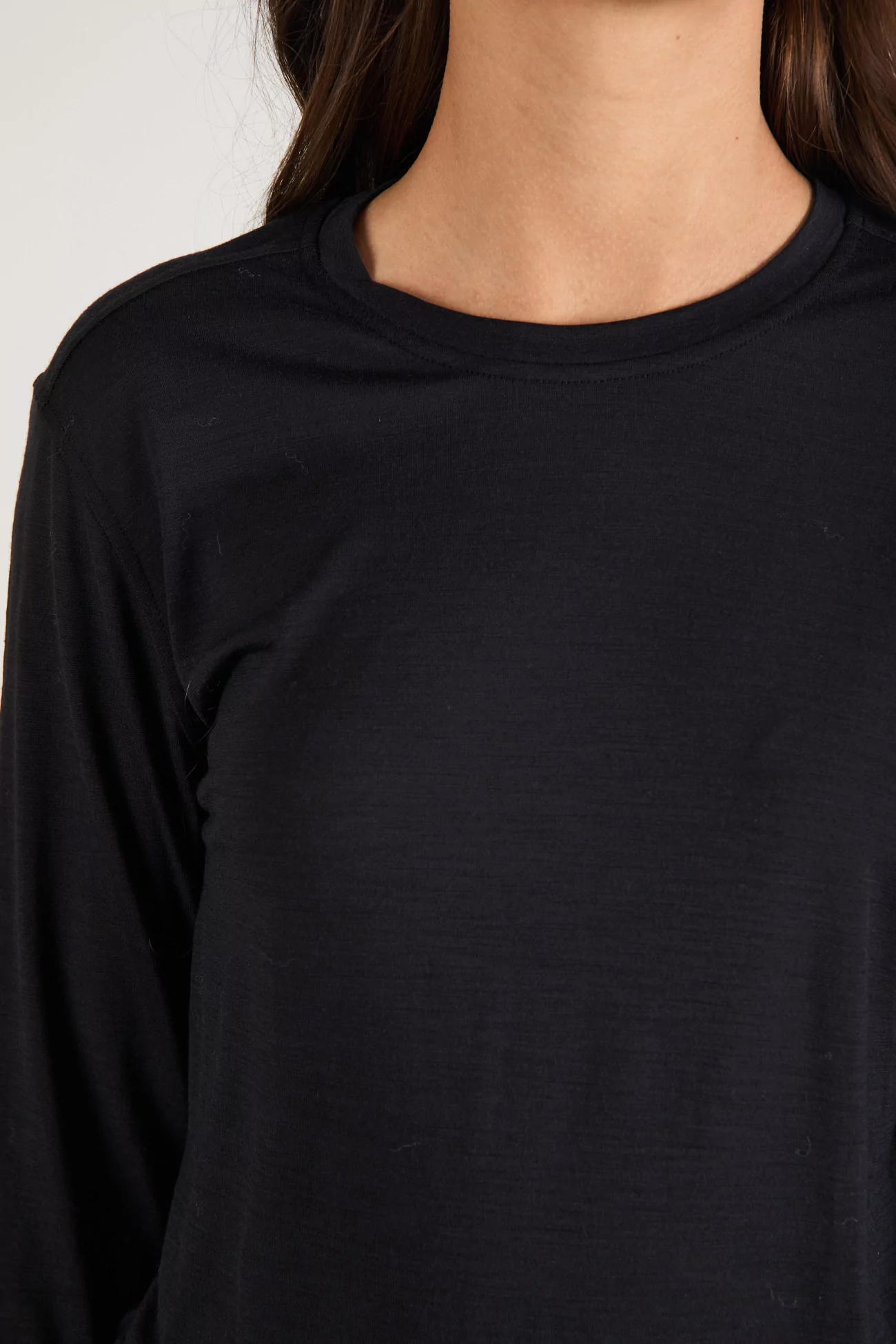 Capilene Cool Merino Long-Sleeved Shirt - Black