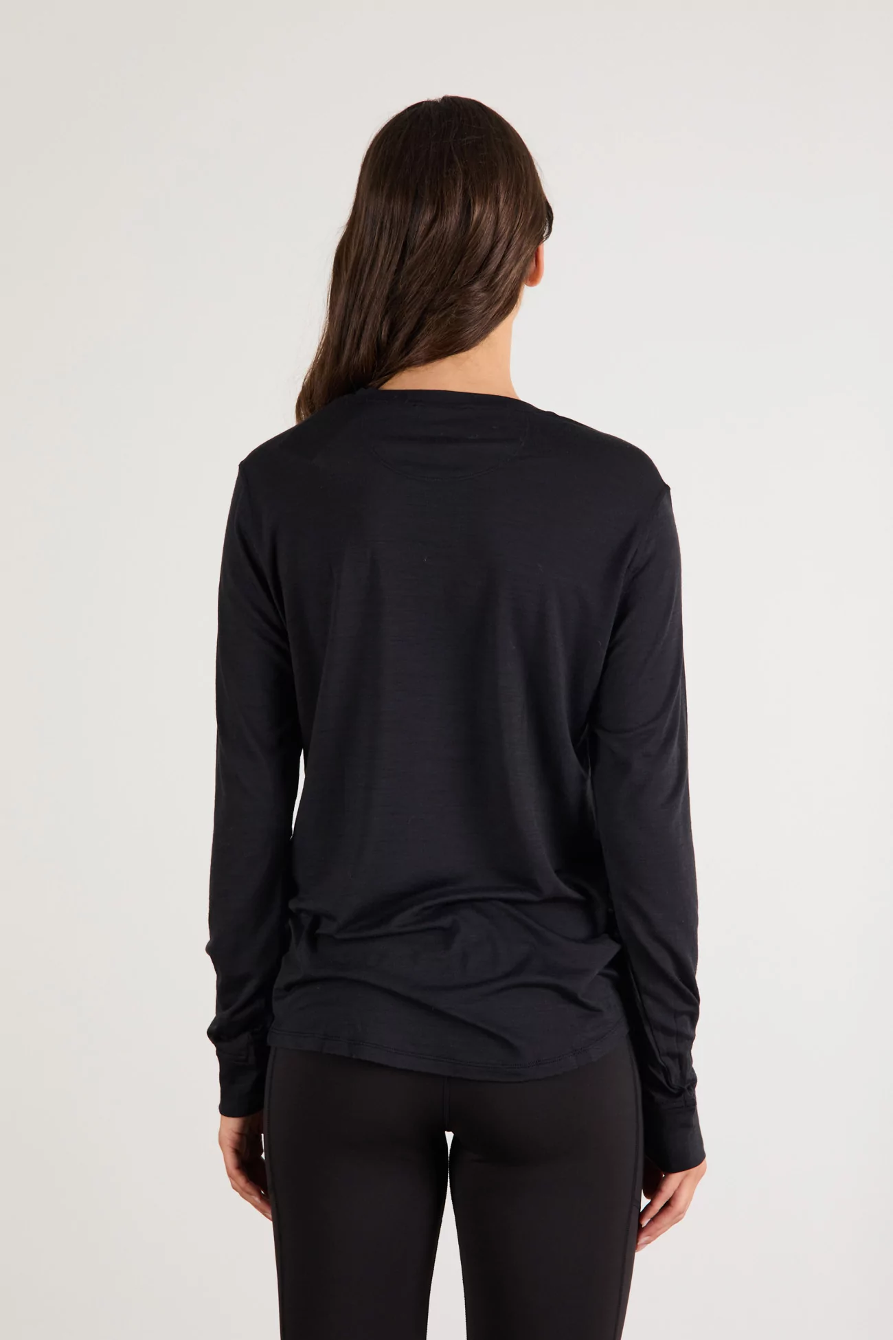 Capilene Cool Merino Long-Sleeved Shirt - Black
