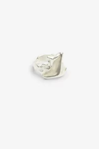 Huella-01 Recycled Sterling Silver Ring - Simuero | Centre Commercial
