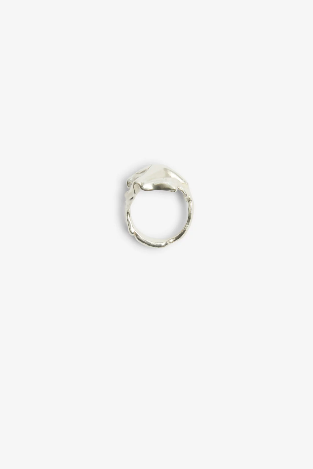 Huella-01 Recycled Sterling Silver Ring - Simuero | Centre Commercial