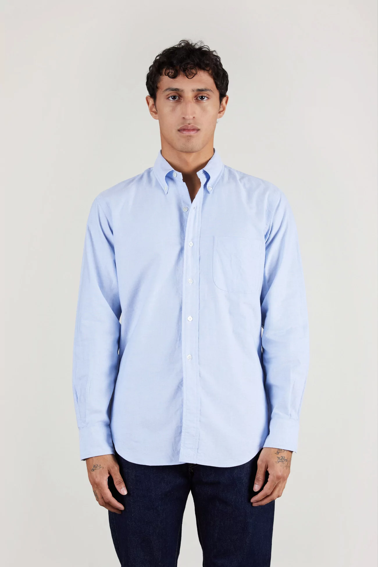 Men's Oxford Shirt Vintage Ivy - Blue | Centre Commercial