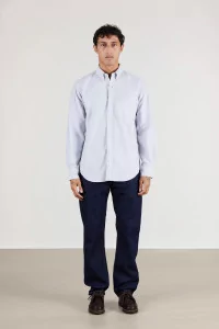 Men's Vintage Ivy Oxford Shirt - Gray | Centre Commercial