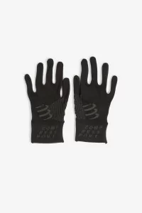 3D Thermo Thermoregulating Trail Running Gloves - Black | Centre Commercial