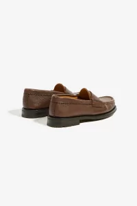 Men's Leather Loafers Rob's Vibram Tuscany - T Pale Brown | Centre Commercial
