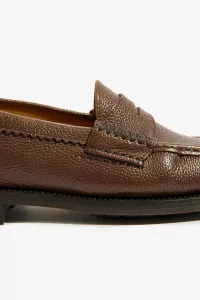Men's Leather Loafers Rob's Vibram Tuscany - T Pale Brown | Centre Commercial