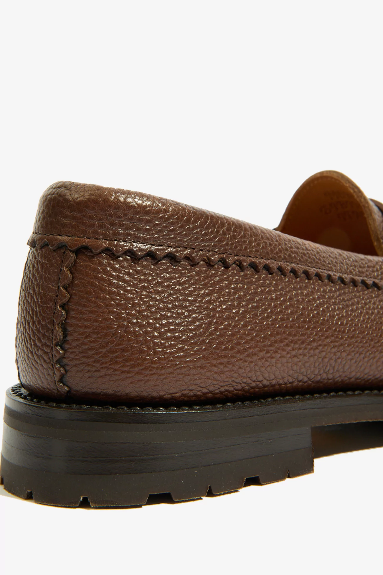 Men's Leather Loafers Rob's Vibram Tuscany - T Pale Brown | Centre Commercial