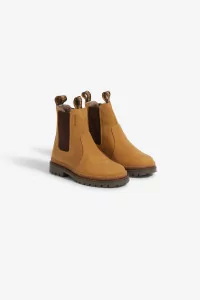 Kids Leather Boots Neo Lamb - Camel | Centre Commercial