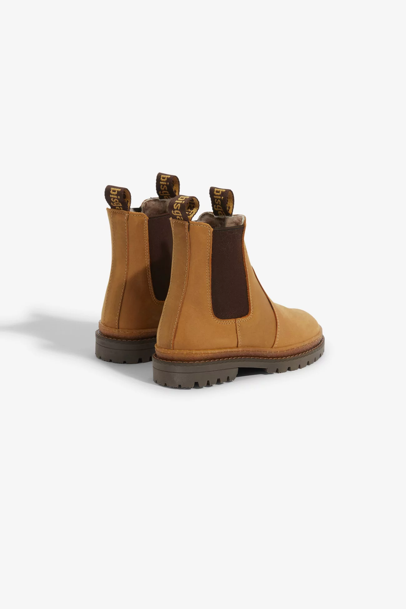 Kids Leather Boots Neo Lamb - Camel | Centre Commercial