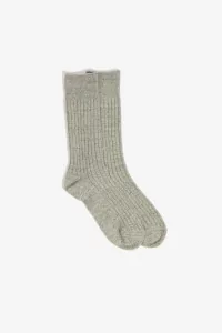 Men's Organic Cotton Socks LW-C Grey Melange - Lady White Co | Centre Commercial