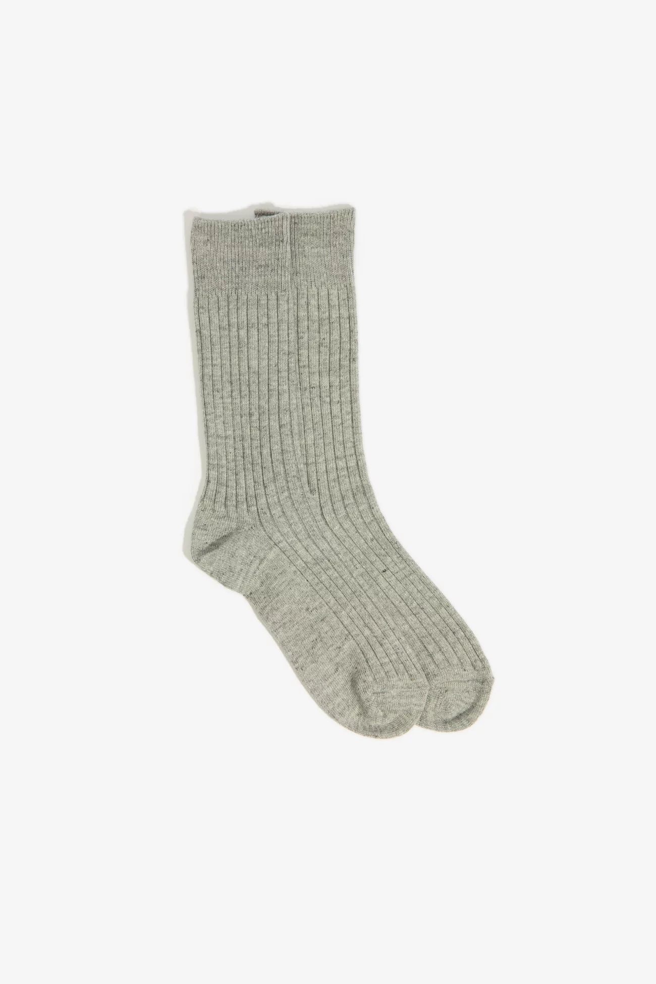 Men's Organic Cotton Socks LW-C Grey Melange - Lady White Co | Centre Commercial