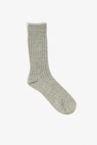 Men's Organic Cotton Socks LW-C Grey Melange - Lady White Co | Centre Commercial