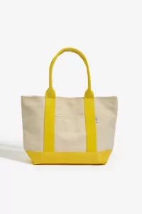 Sac Cabas Japonais Coton Sashiko sasicco OBI - Yellow | Centre Commercial