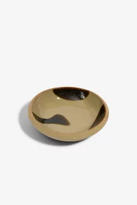 Mashiko Ceramic Plate Kurokake - Hamadagama Artisanal | Centre Commercial