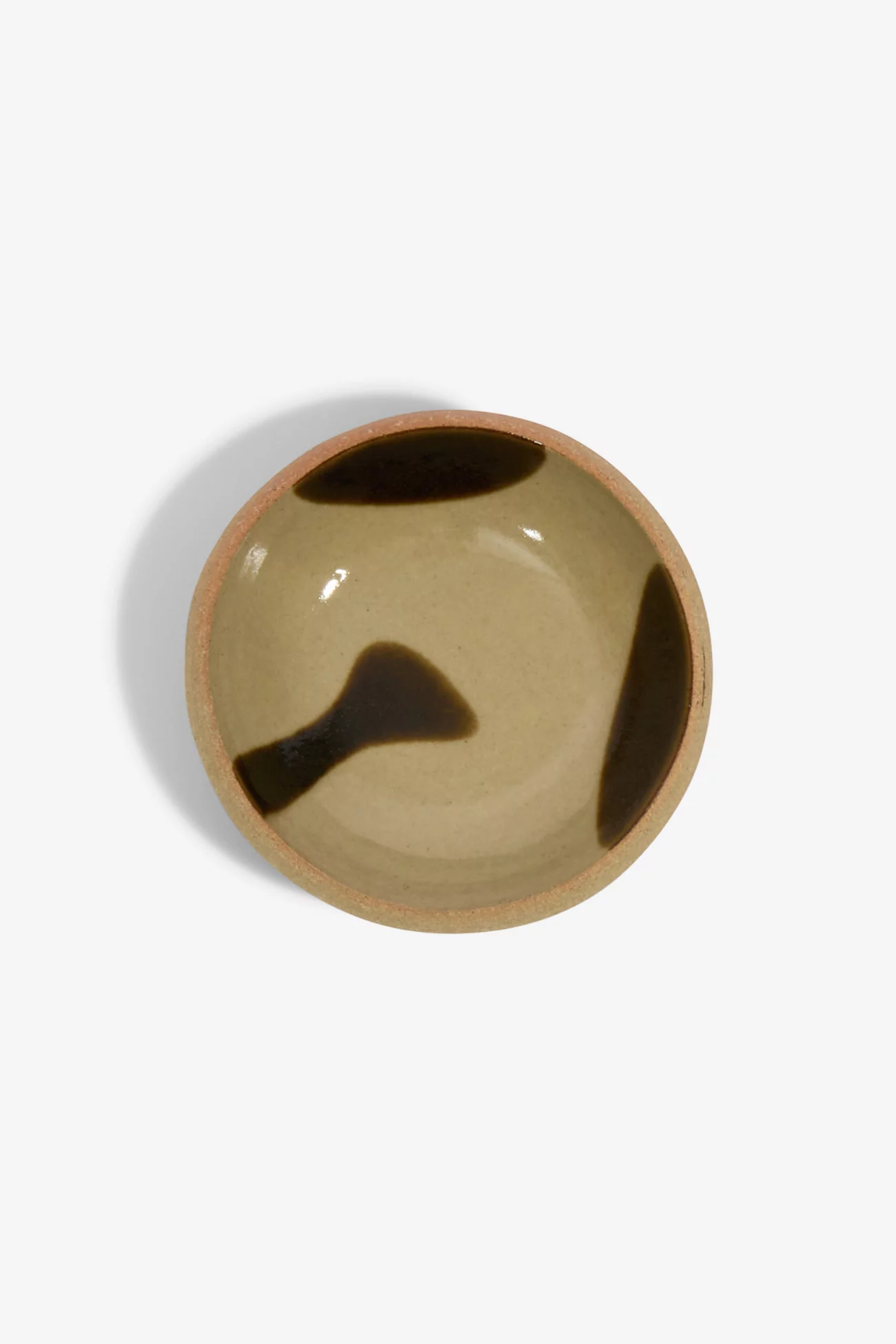 Mashiko Ceramic Plate Kurokake - Hamadagama Artisanal | Centre Commercial